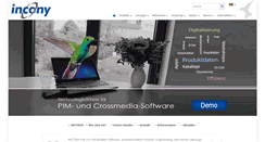 Desktop Screenshot of incony.de