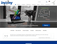 Tablet Screenshot of incony.de